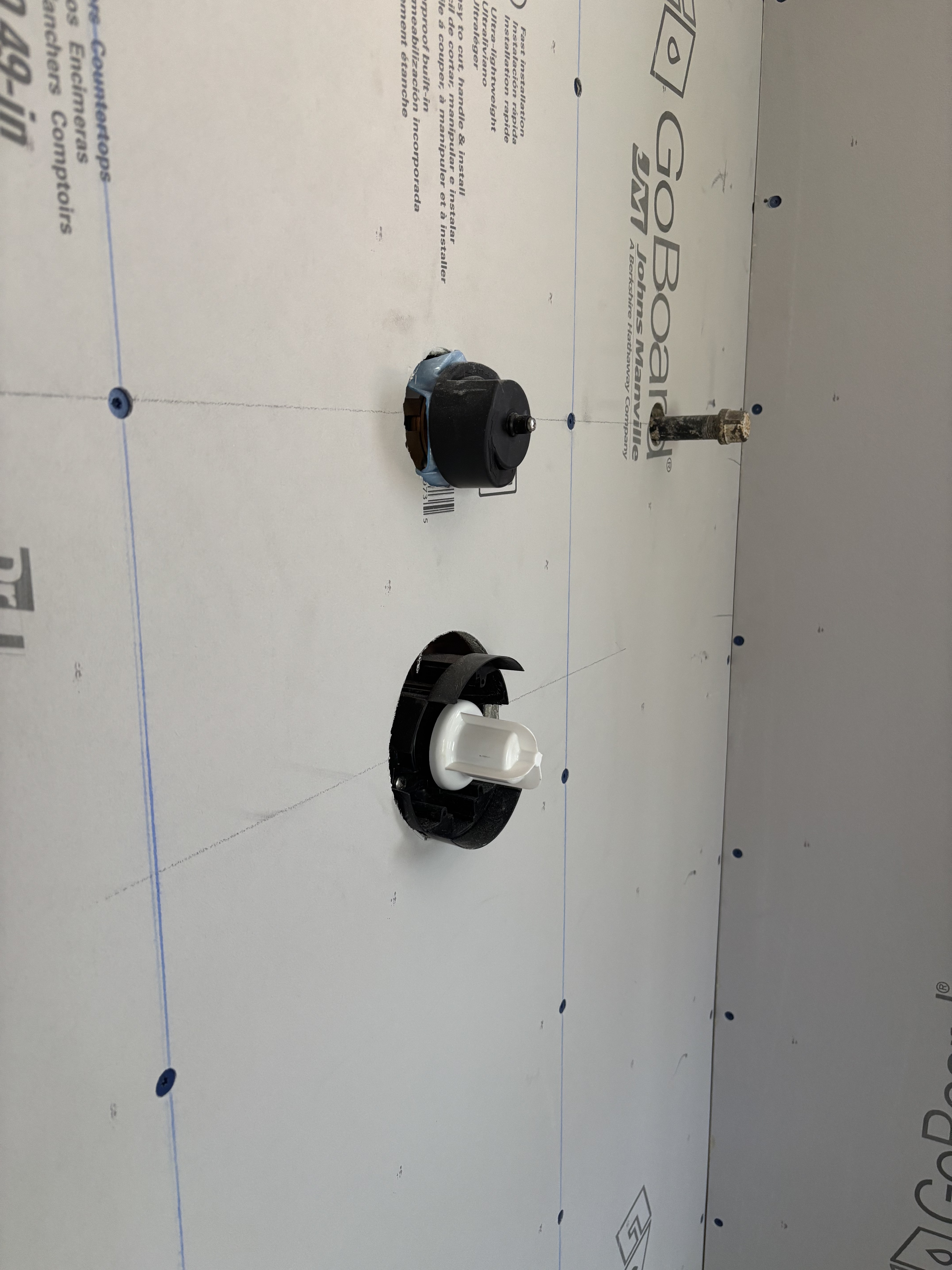 Shower waterproofing membrane detail
